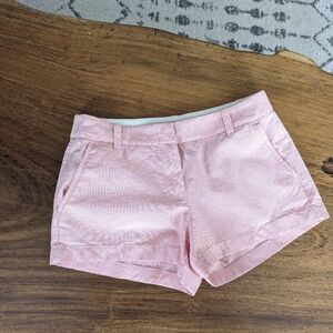 J.CREW Women's Pink 3" Oxford Chino Shorts, Style A4505, Size 6